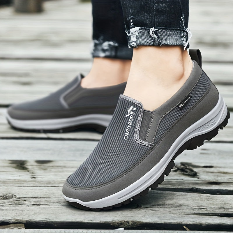 Men's Slip On Comfortable Non-Slip Loafers: Lightweight Breathable Non-slip Casual Shoes For Men's Outdoor Activities