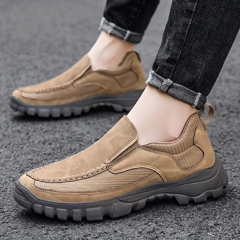 Men's Loafers, Wear-resistant Non-Slip Comfy Casual Shoes, Slip-On Walking Shoes