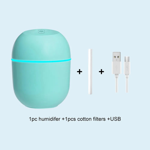 Portable USB Ultrasonic Air Humidifier Essential Oil Diffuser Car