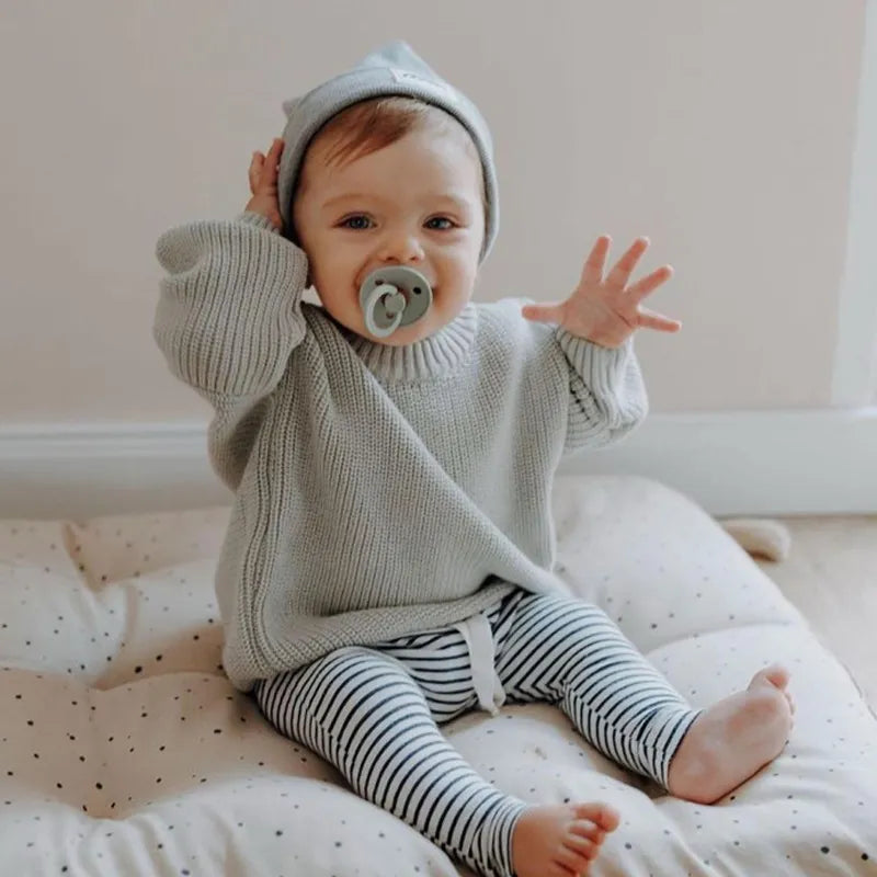 Children Baby Loose Sweater Knitted Autum Winter Baby Boy Girl Clothes