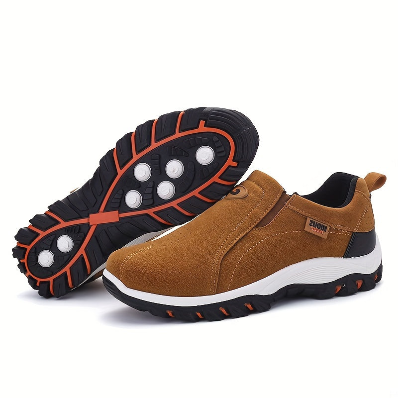 Men's Hiking Shoes, Anti-skid Comfortable Walking Sneakers, Casual Shoes For Outdoor Adventure, Fall/Winter